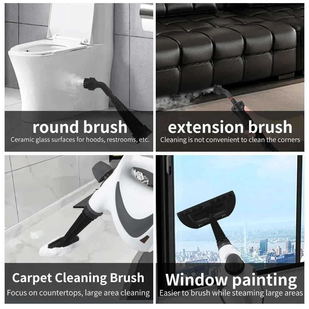 CleanNova SteamPro cleaning accessories