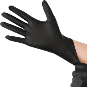 Black Nitrile Cleaning Gloves